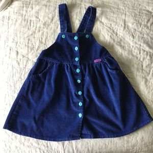 Vintage Osh Kosh Corduroy Jumper Pinafore Dress 6